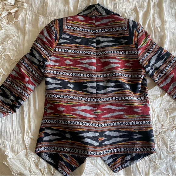 Twelfth Street by Cynthia Vincent Women Ikat Shawl Jacket Blazer - Picture 10 of 10